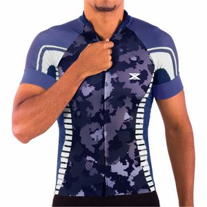 Camisa de Ciclismo Performance DX3 - Masculina - Azul
