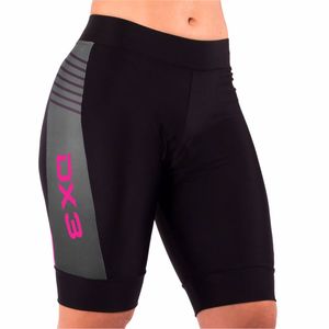 Bermuda Bike Montop DX3 Feminina Preto / Chumbo