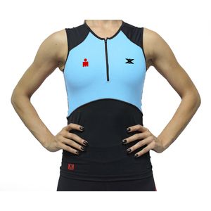 Regata Bike DX3  X-Pro IRONMAN - Feminino- Preto / Azul