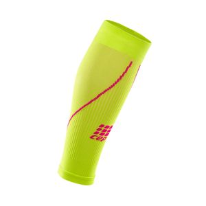 Polaina de Compressão CEP Pro+  Calf Sleeves 2.0 Feminino - Limão / Rosa