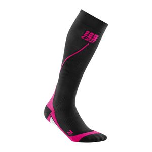 Meia de Compressão CEP Run Socks 2.0 Feminina - Preto / Rosa