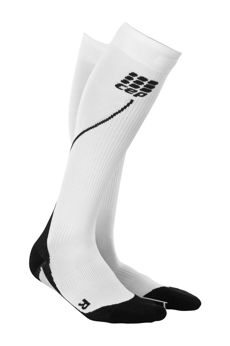 running_compression_socks_white_black_paar_sba