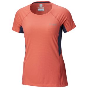 Camiseta Columbia Montrail Titan Ultra Short Sleeves Feminina - Laranja