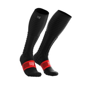 Meia Compressport  Full Socks Race & Recovery V3.0  Preta