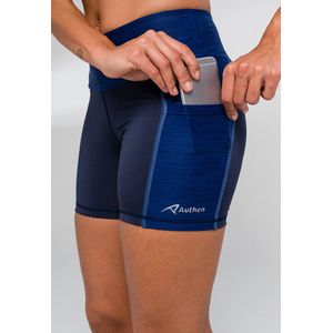 Bermuda Authen Grit Tiro - Azul Marinho Mesclado