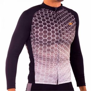 Camisa de Ciclismo DX3 MAXX Manga Longa Masculina - Preto