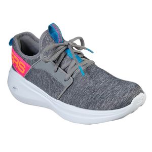 Tênis Skechers Go Run Fast-Lively Feminino - Cinza / Azul