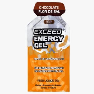 Exceed Energy Gel – 1 sachê 30g - Chocolate Flor de Sal