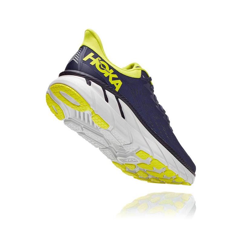 Tênis HOKA ONE ONE Clifton 7 Masculino - Cinza / Verde Tênis HOKA ONE ONE Clifton 7 Masculino - Cinza / Verde
