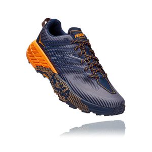 Tênis HOKA ONE ONE Speedgoat 4 Masculino - Azul / Laranja