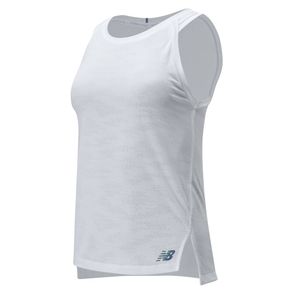 Regata New Balance Speed Jacquart Tank Feminina - Branca