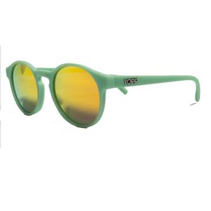 Óculos de Sol Yopp Running Redondo - Verde fosco com Lente Laranja