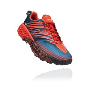 Tênis HOKA ONE ONE Speedgoat 4 Masculino - Azul / Vermelho