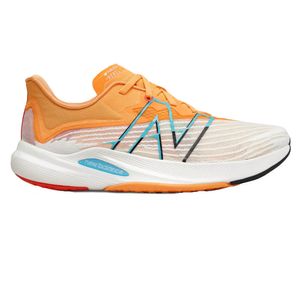 Tênis New Balance Fuelcell Rebel V2 Masculino - Branco / Laranja