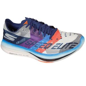 Tênis Skechers GO Run Speed Elite Hyper Masculino - Azul / Vermelho