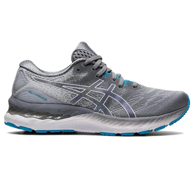 Tenis feminino asics hot sale cinza