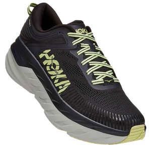 Tênis HOKA Bondi 7 Masculino - Preto / Verde Claro