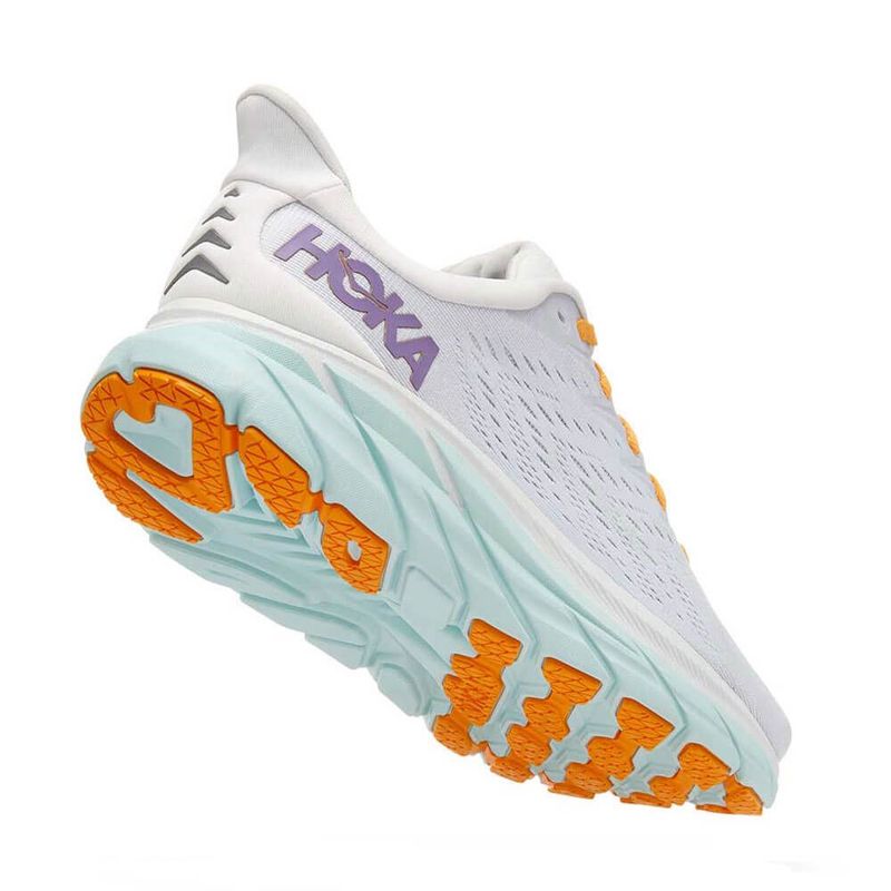 Tênis HOKA Clifton 8 Feminino - Branco / Azul Claro - Keep