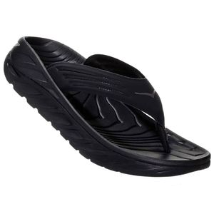 Chinelo Hoka ORA RECOVERY FLIP Masculino - Preto