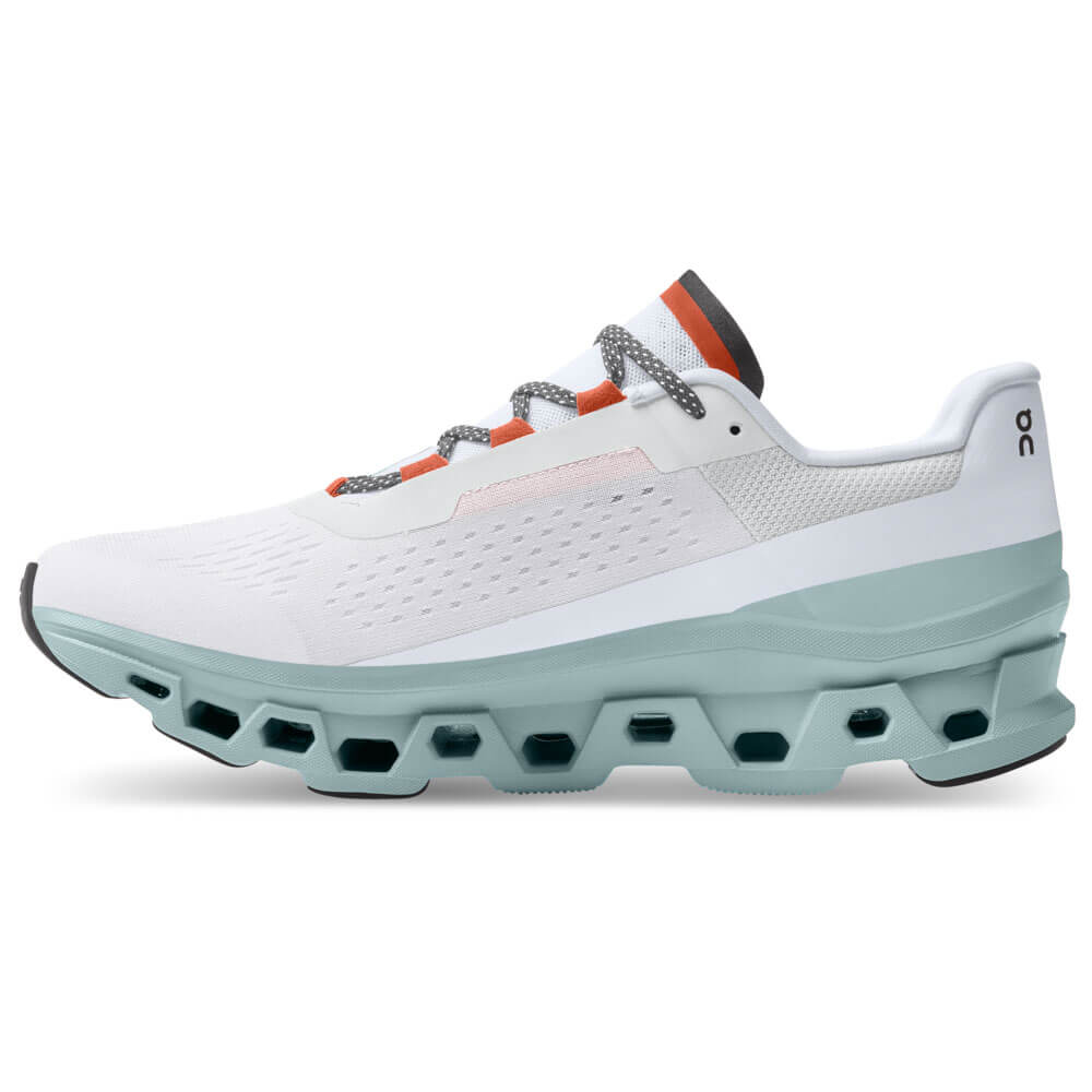 Tênis On Running Cloudmonster Masculino Tênis ON Running CLOUDMONSTER Masculino - Branco e Verde - Keep Running