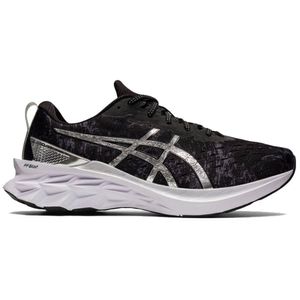 Tênis Asics Novablast 2 Platinum Feminino - Grafite e Prata