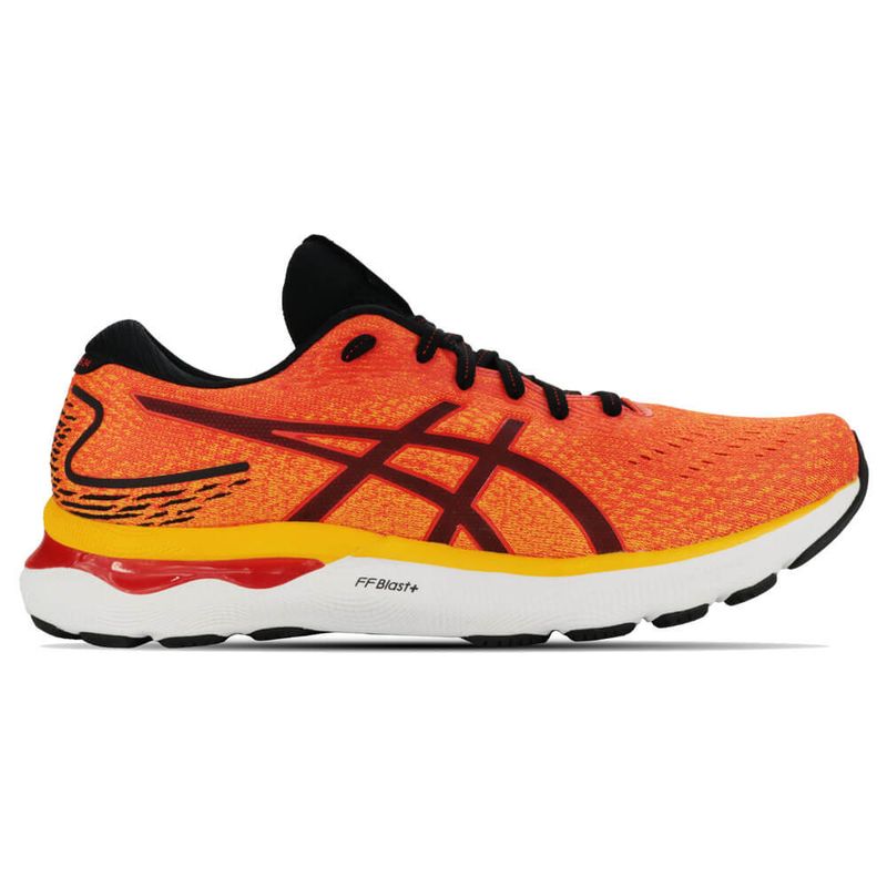 Tênis Asics GEL Nimbus 24 Masculino - Vermelho Tomate - Keep Running Brasil  - Keep Running Brasil - Loja Especializada em corrida