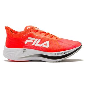 Tênis Fila Racer Carbon Feminino - Coral e Branco
