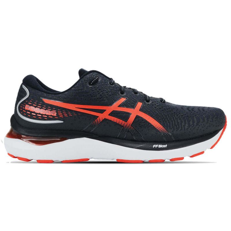 Tenis Asics Gel Cumulus 24 Masculino Preto e Vermelho Keep Running Brasil Keep Running Brasil Loja Especializada em corrida