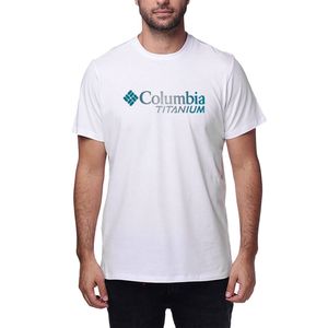 Camiseta Columbia Neblina Tittanium Masculina - Branca