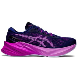 Tênis Asics Novablast 3 Feminino - Azul Marinho e Rosa