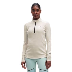 Camiseta Manga Longa On Running Climate Feminina - Creme