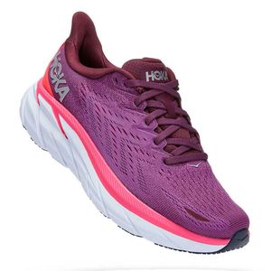 Tênis HOKA Clifton 8 Feminino - Roxo e Rosa