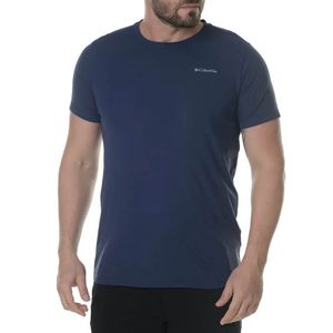 Camiseta Columbia Neblina Manga Curta Masculina -Azul