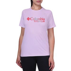 Camiseta Columbia Neblina Tittanium Feminina- Lilás