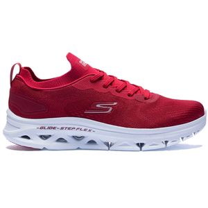 Tênis Skechers Go Run GLIDE-STEP Flex Radar Masculino - Vermelho