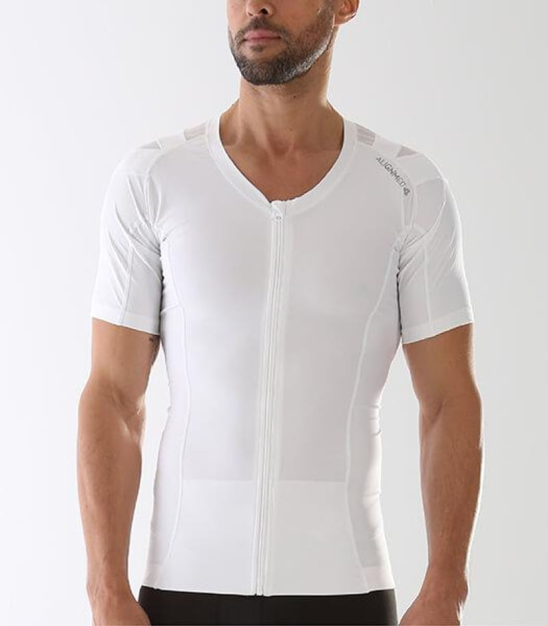 CAMISETA POSTURAL MASCULINA - POSTURE SHIRT COM ZIPPER