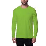 Camiseta-Columbia-Neblina-Manga-Longa-Masculina---Verde-Limao